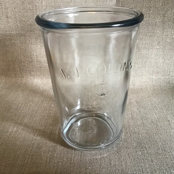 Anchor Hocking I. J. Collins 1905 Glass Tumbler - Picture 3 of 6